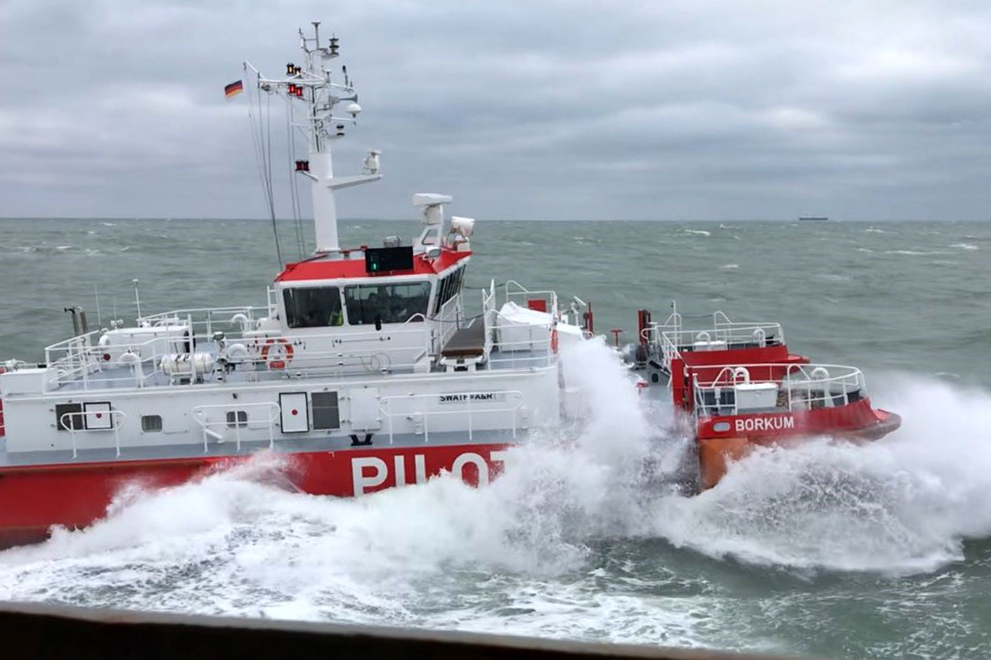 pilotenboot-in-aktion